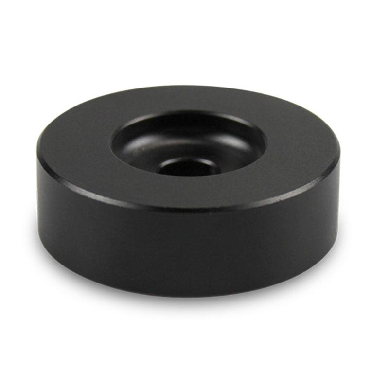 Adaptateur de Plateau Tournant 45 Tours en Aluminium Remplacement Adaptateur de Centre de Disque Vinyle Pour Disques EP 7 Pouces Avec Trou Central de 8 mm