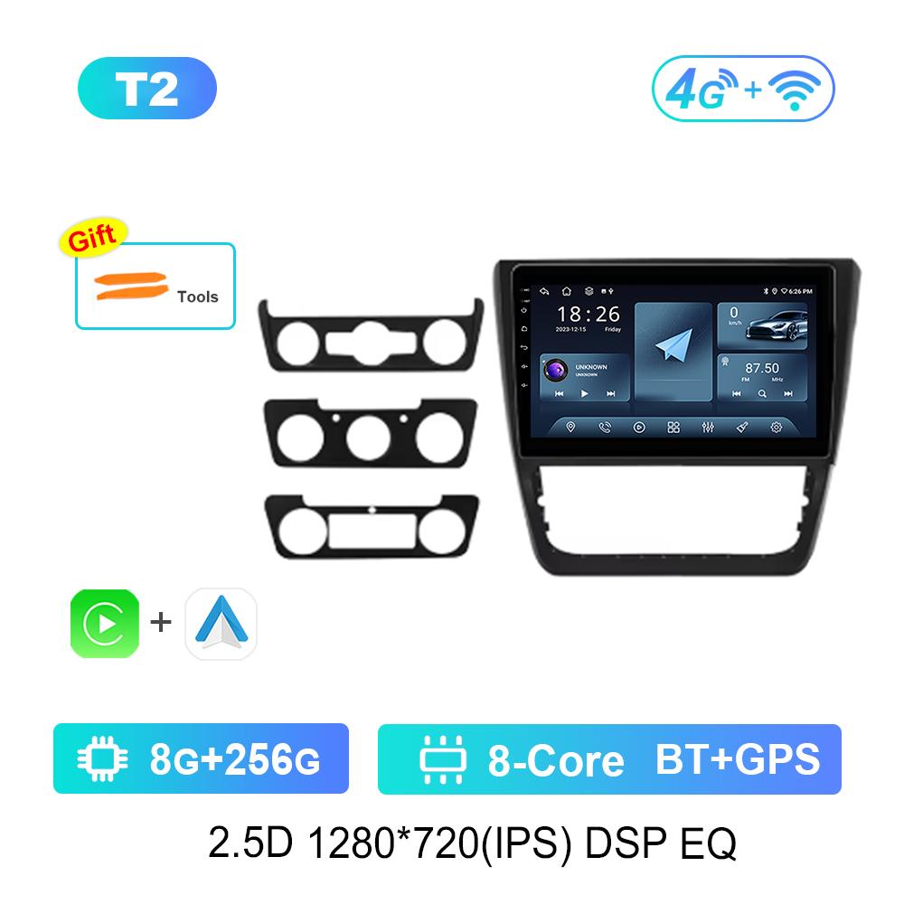 10 Inch Car Radio Multimedia Player for SKODA Yeti 5L 2009 - 2014 GPS Navi Android OS 4G Bluetooth WiFi  DSP Stereo Auto Tools