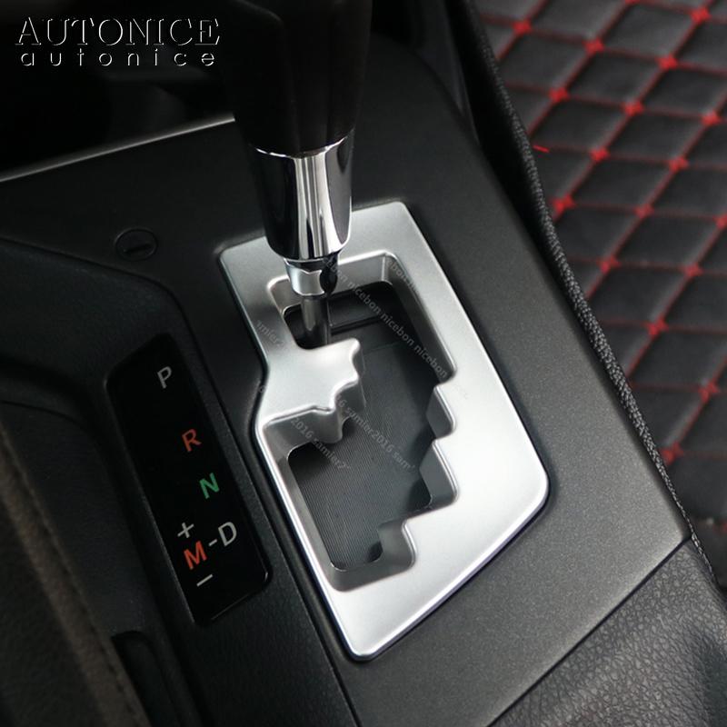 For Toyota RAV4 2016 2017 2018 Accessories ABS Carbon Fiber Color Gear Shift Panel Decorator Cover LEFT HAND SIDE