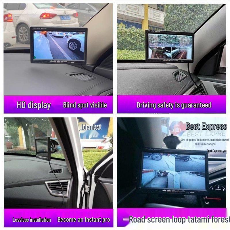 Right-Side Blind Spot Dashcam: HD Night Vision, Reversing and Full Car Auxiliary System