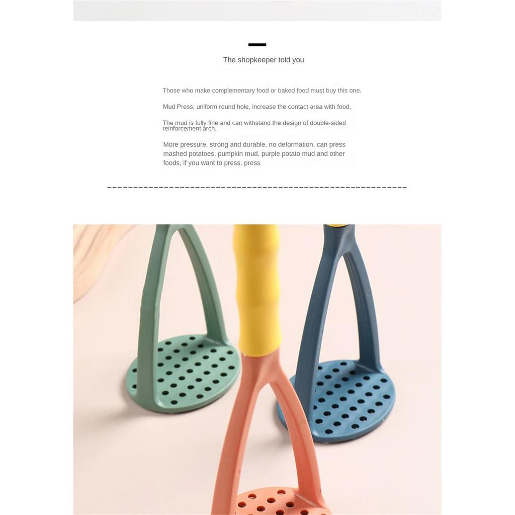 Kartoffelstampfer für den Haushalt, Reismühle, Püree-Entsafter, Kartoffelschieber, Zerkleinerer für glattes Kartoffelpüree, Obstwerkzeuge, Küche