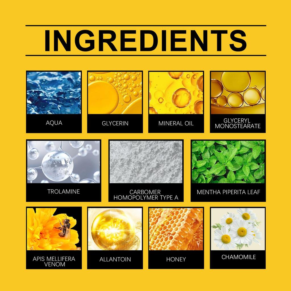 South Moon Cremă pentru articulații cu venin de albine Cremă hidratantă delicată pentru piele pentru articulațiile corpului pentru masaj zilnic
