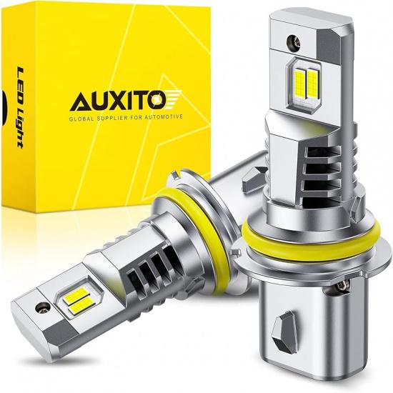 AUXITO H11B LED Bulbs, 600% Brighter Ultra-Bright, Plug N Play, Long Lifespan, No Flicker, 98% Compatibility, 2PCS