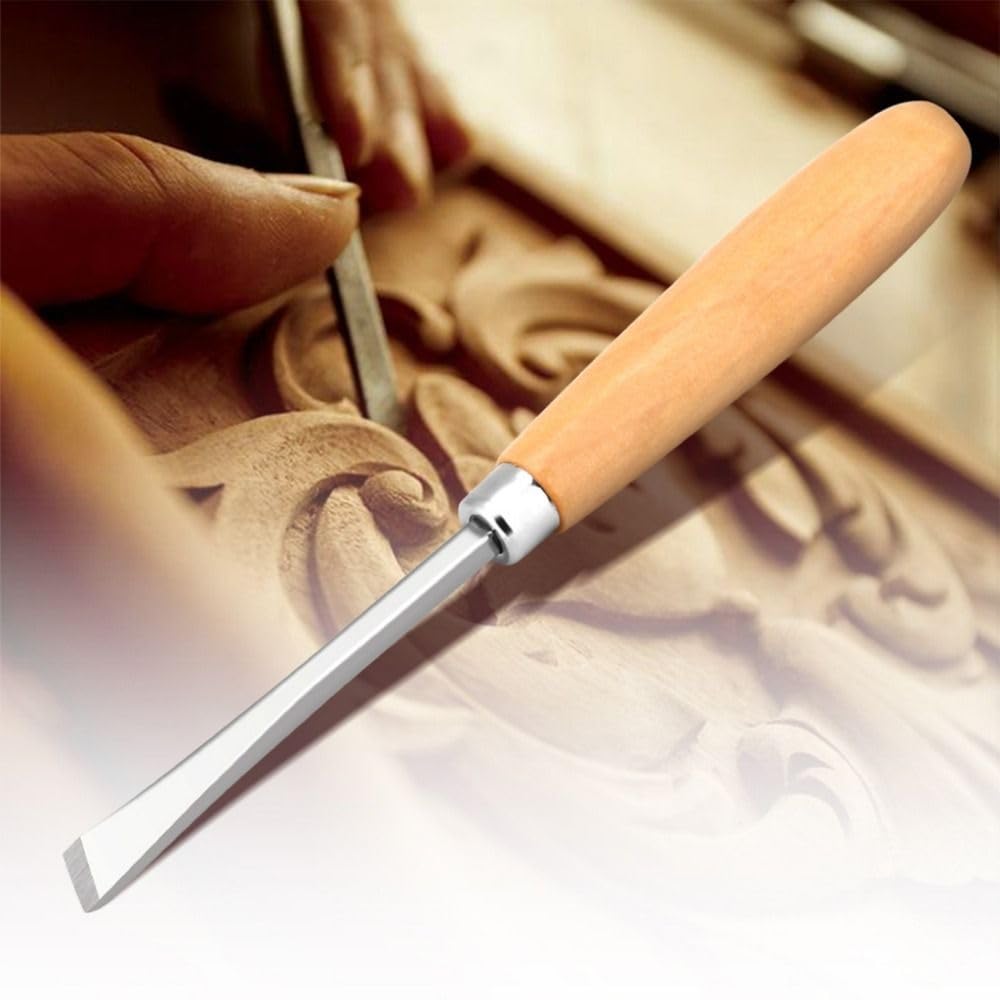 6 Pieces Wood Carving Chisels Craft Hand Tools Carving Chisels DIY Tools for Woodblock Printing