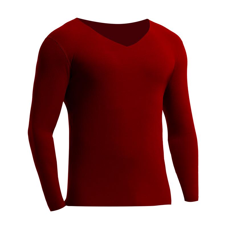 

Мужской бесшовный термосвитер из хлопка с бархатной подкладкой для осени и зимы XXL