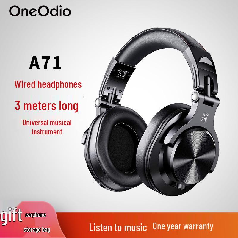 OneOdio Over-Ear Wired DJ & Studio Headphones with Mic