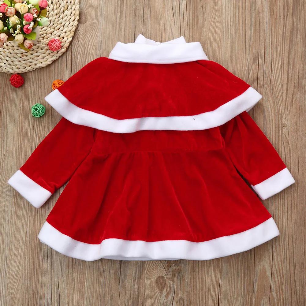 Weihnachten Weihnachtsmann Cosplay Kostüm Jungen Langarm Kleidung Baby Mädchen Kleid Niedlich Show Weihnachtsmützen und Weihnachtsartikel