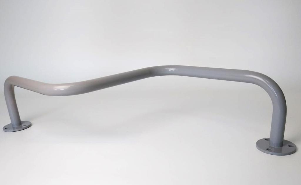 curved ceiling pull-up bar grey