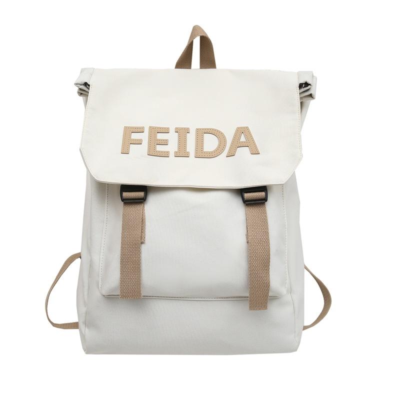 

Винтажная флип-сумка, женский студенческий дорожный рюкзак, мужской белый