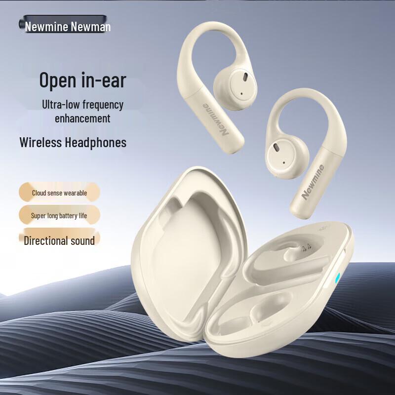 Newmine S2 Open-Ear Bone Conduction Bluetooth Headphones