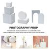 10 adet/takım Fotoğraf Arka Plan Prop Katı Köpük Fotoğraf Geometrik Küp Sahne Takı Ekran Çekim Fotoğraf Aksesuarı