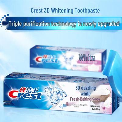 Crest 3D White Baking Soda Toothpaste 170g X 2 Pack