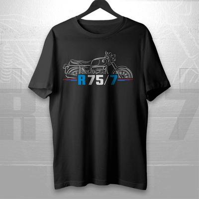 Für BMW R75-7 1976-1979 Fans - Motorrad T-Shirt/Langarm