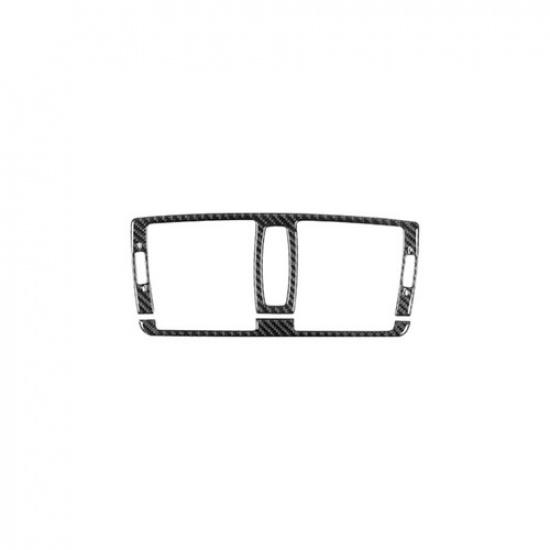 6Pcs  Carbon Fiber Interior Air Vent Kit Cover Trim For BMW 1 Series E82 E88