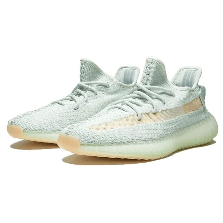 Adidas Originals Yeezy Boost 350 V2 Hyperspace Comfortable Durable Low-Top Lifestyle Sneakers Unisex Sneakers Light-Blue EG7491-2022