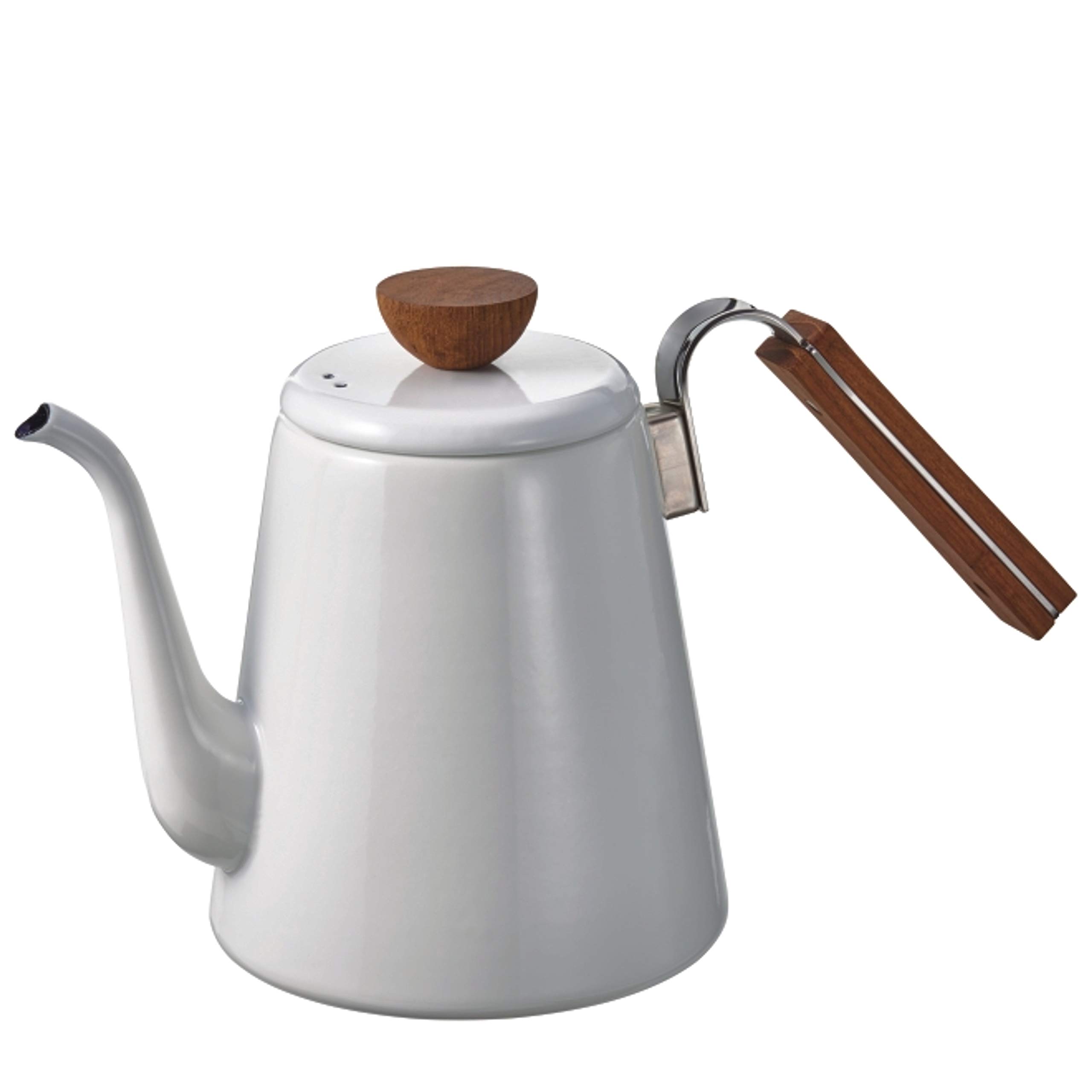 

HARIO Bona Enamel Drip Kettle, 800ml, Induction Compatible, BDK-80-W