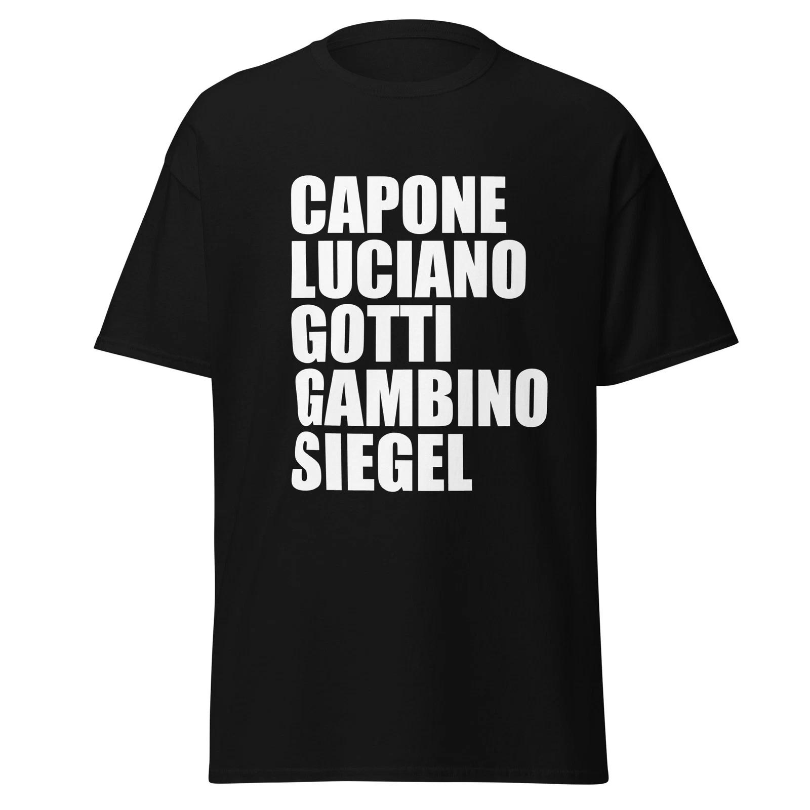 Italians Gangsters - Mafia Shirt, Infamous Italian Mafia Members, Unisex 4XL