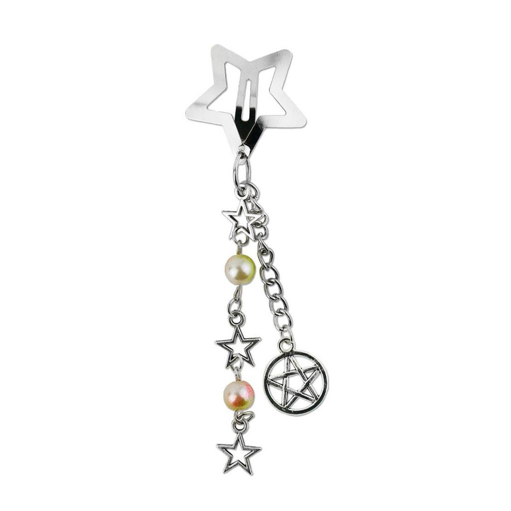 Fashionable Sturdy Alloy Star Chain Hairpin Hair Decoration For Adding Elegant To Casual Wear and Special Occasions