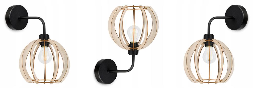 Wall Lamp, Square Lamp, Ceiling Lamp, Wooden Lampshade, Led