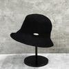 Small Crimped Brim Knitted Fisherman'S Hat Children Spring And Autumn Playful Top Hat Showing Small Face Foldable Basin Hat