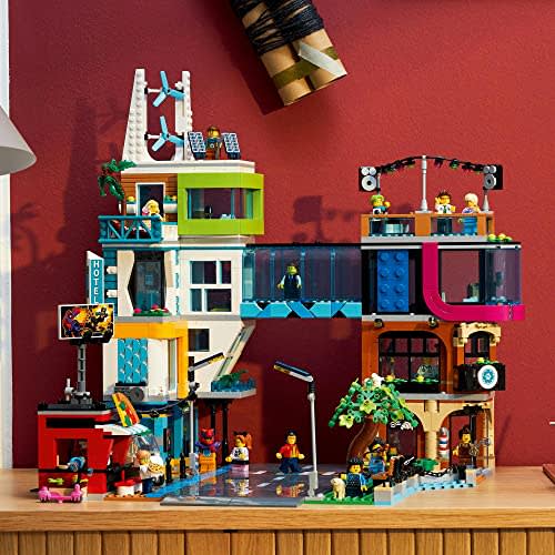 LEGO City Downtown Toys Present Birthday Blocks Christmas Boys Girls Children 8 Years Old 9 Years Old 10 Years Old Elementary School Students Town Bui