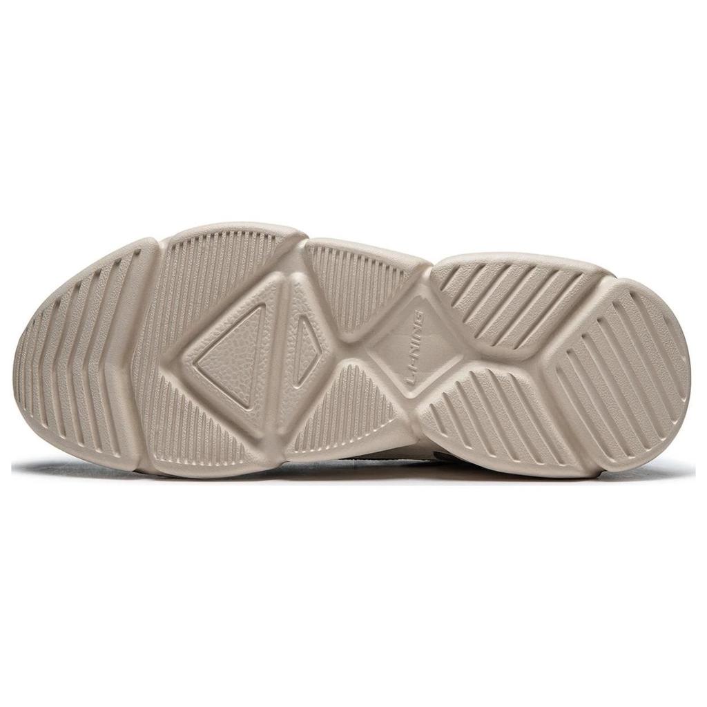 Li-Ning Yunhai Versatile Retro Thick Sole Height Increasing Shock Absorbing Non-Slip Wear-Resistant Support Low-Top Casual Shoes AGCT427-2
