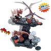 EPOCH Jurassic World Diorama Balance Game, Volcano Stage, ST Mark, Ages 4 and Up, Dinosaur Toy Game, Players: 1-4