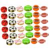 SAFIGLE Sports Ball Set of TPR X X Rugby Assorted Perfect for and Party Erasers, 90, Mini, Material, 2.6 2.6 0.6 Cm, Soccer, Basketball, Baseball,