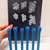 3/4 Stück Blumen-Floral-Punktierwerkzeuge Set Mandala-Punktier-Prägewerkzeuge Für Felsmalerei Stempelstift DIY Graffiti Haus Außen
