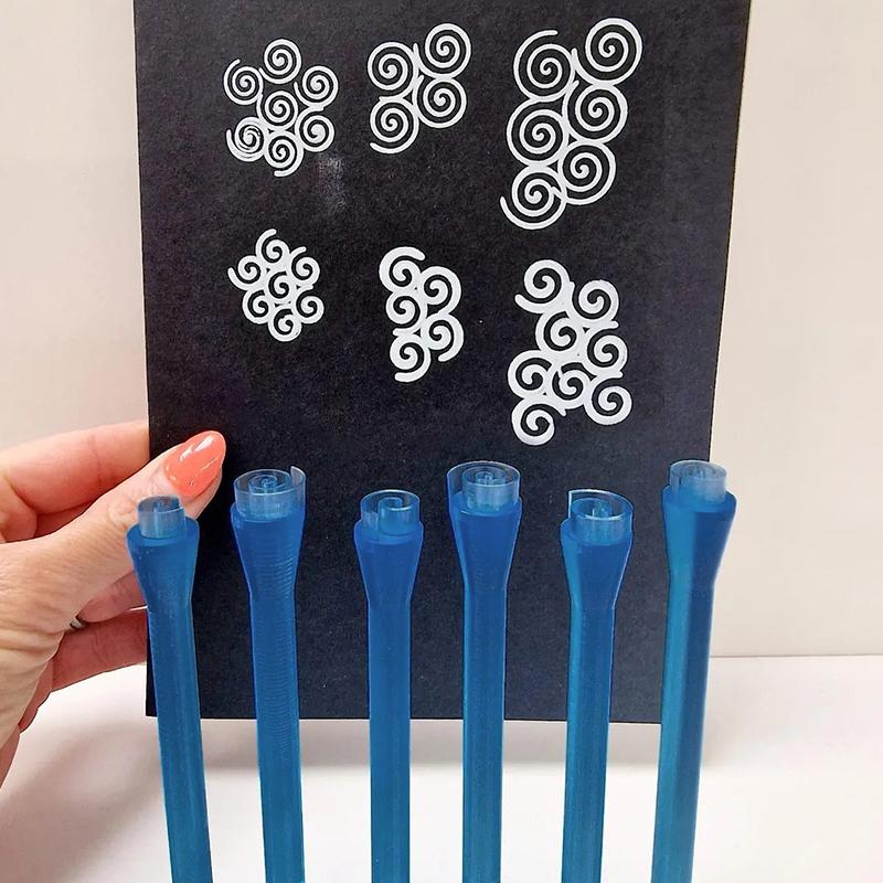 3/4 Stück Blumen-Floral-Punktierwerkzeuge Set Mandala-Punktier-Prägewerkzeuge Für Felsmalerei Stempelstift DIY Graffiti Haus Außen