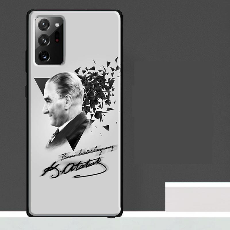 Mustafa Kemal Ataturk Case For Samsung Galaxy S25 Ultra S23 S22 S21 S24 Ultra S9 S10 S20 Plus S25 FE Phone Cover