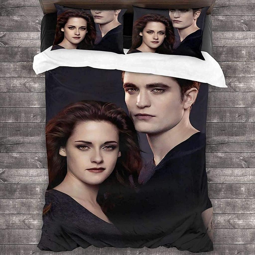 Anime Movie T/wilight 3D Bedding Set Character Printed Duvet Cover Fashion Bed Linens For Adults Kids Twin Full Queen King