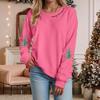 Ladies' Loose Comfortable Casual Fashionable Christmas Printed Hooded Sweatshirt