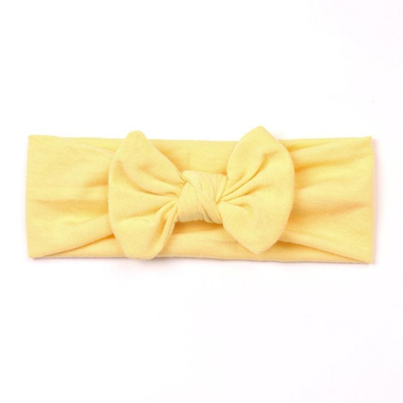 Baby headband, headband, children's plain bow, headscarf, hair accessories, baby knotted hairpin 14-color mixed package.
