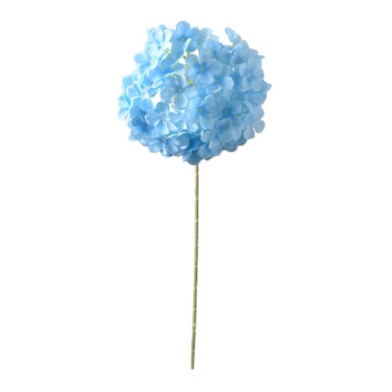 Realistisch wirkende künstliche Hortensie, 68,5 cm (27 Zoll), große Kunsthortensie aus Seide mit langem Stiel, ideal für Vase, Hochzeit, Party, Tischdekoration oder als Tischdekoration für Zuhause.