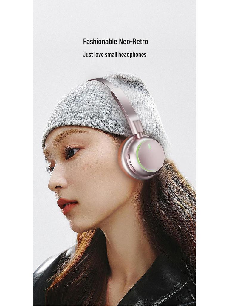 APP TC-30Pro 2025 Luminous Retro Over-Ear Bluetooth Headphones with High-Quality American Design