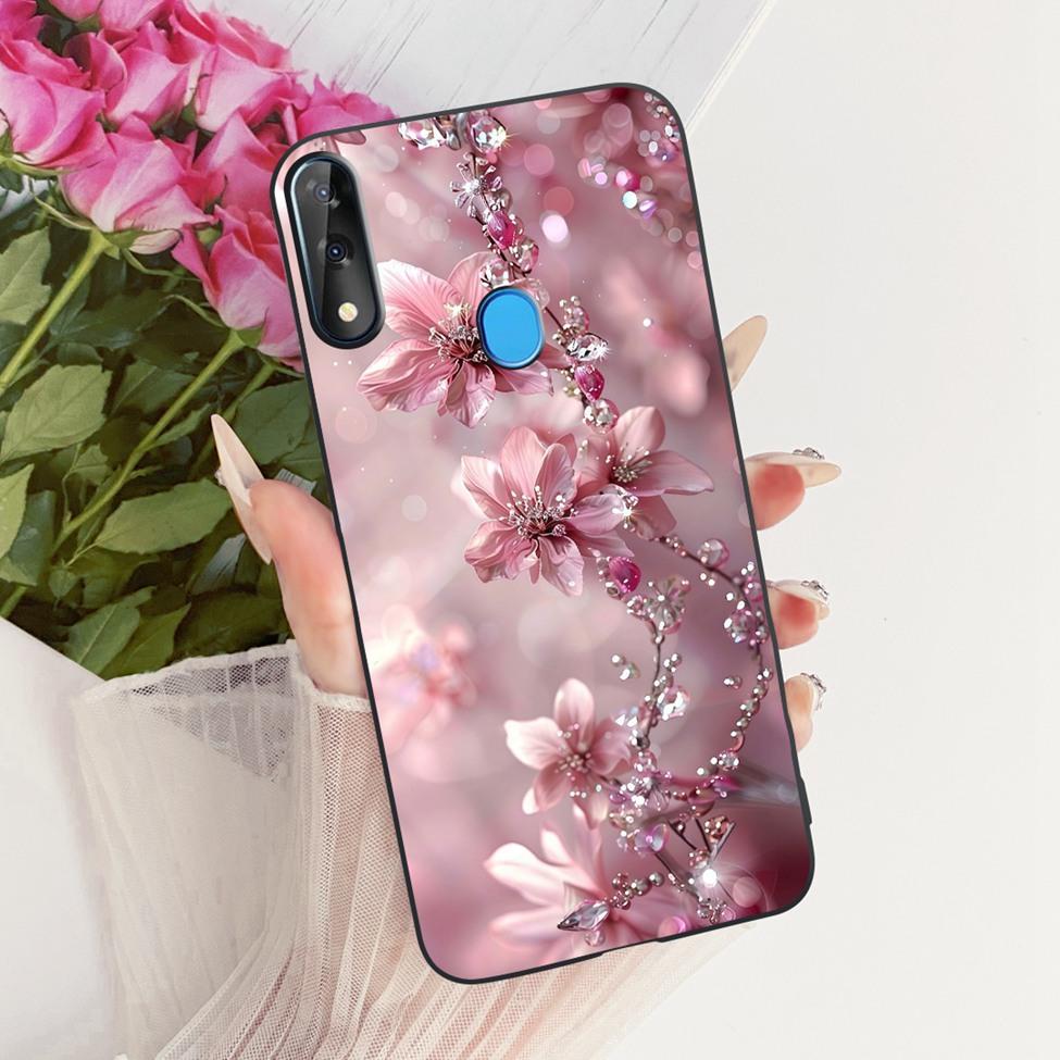 Phone Case For ZTE Blade V10 Cover Silicone Cute Cat Fashion Funny Painted Casing For ZTE Blade V10 2019