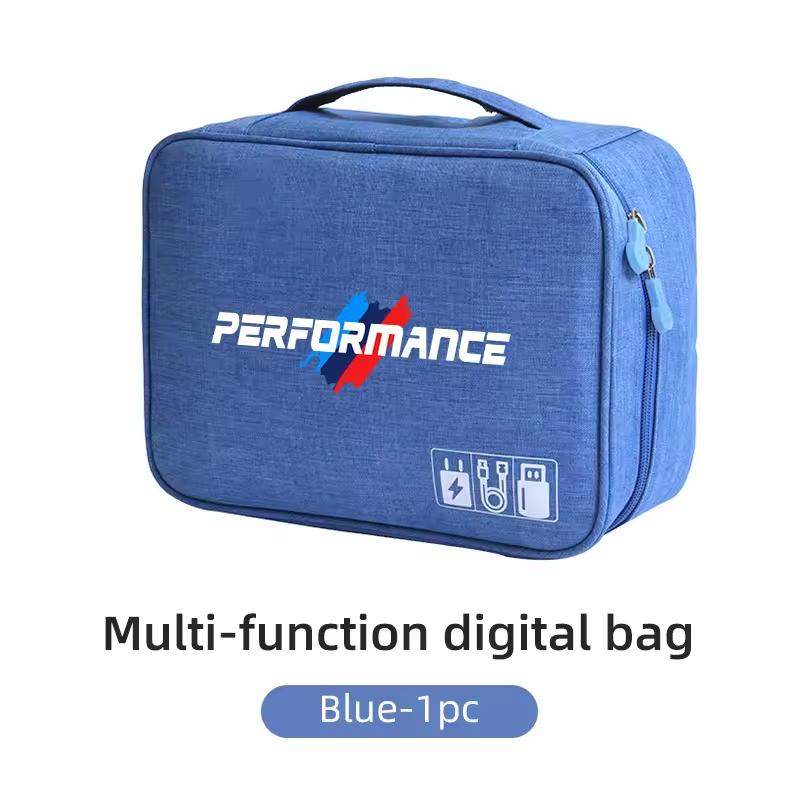 For BMW 1 Se E88 For BMW M Performance E46 E90 E60 F20 X1 F10 F30 X3 E70 pendant Car Accessories Digital Storage Bag Data Cable EVA Tools Case
