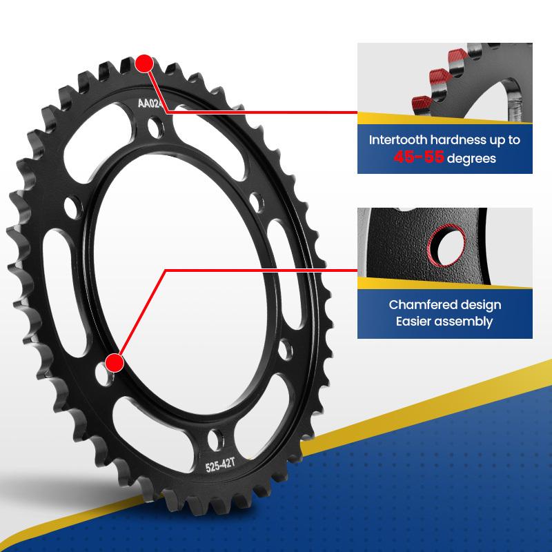 530 Front Rear Star Gear Sprocket for KAWASAKI ZX600 ZX6 Ninja ZZR600 VN800 ZZR500 ZZR 500 600 VN 800 Vulcan Classic Drifter