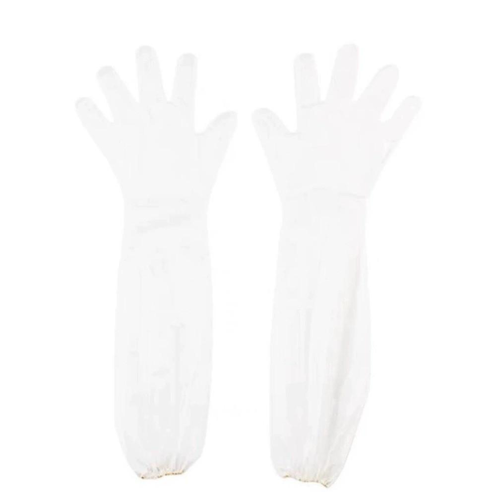 50PCS Waterproof Dishwashing Gloves Long Cuff Extended Gloves Cleaning Gloves  Gardening