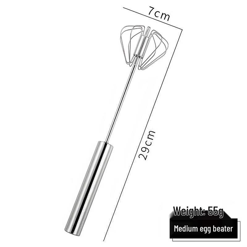 Semi-Automatic Stainless Steel Whisk