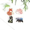 Charming Animal Brooch Collection: Cute Flower Hedgehog, Pretty Fox, Gentle Cat, Honest Bear Badges