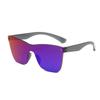 Fashion Rice Nail Integrated Retro Sunglasses Pc Plastic Frameless Sunglasses 23 Colors