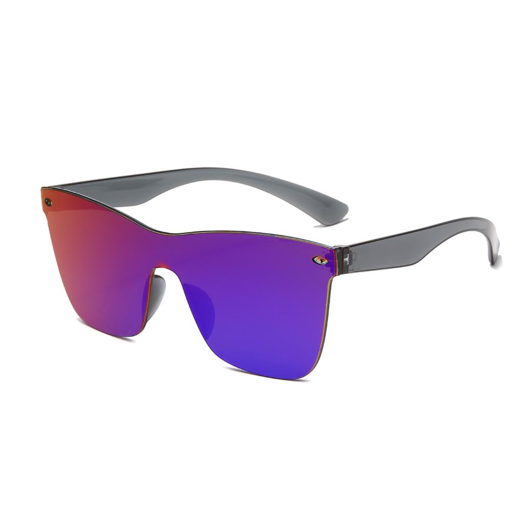 Fashion Rice Nail Integrated Retro Sunglasses Pc Plastic Frameless Sunglasses 23 Colors