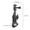 360 Rotating Camera Mount Adjustable Quick Release Action Camera Holder Universal Handlebar Mount Brackets Motorcycle