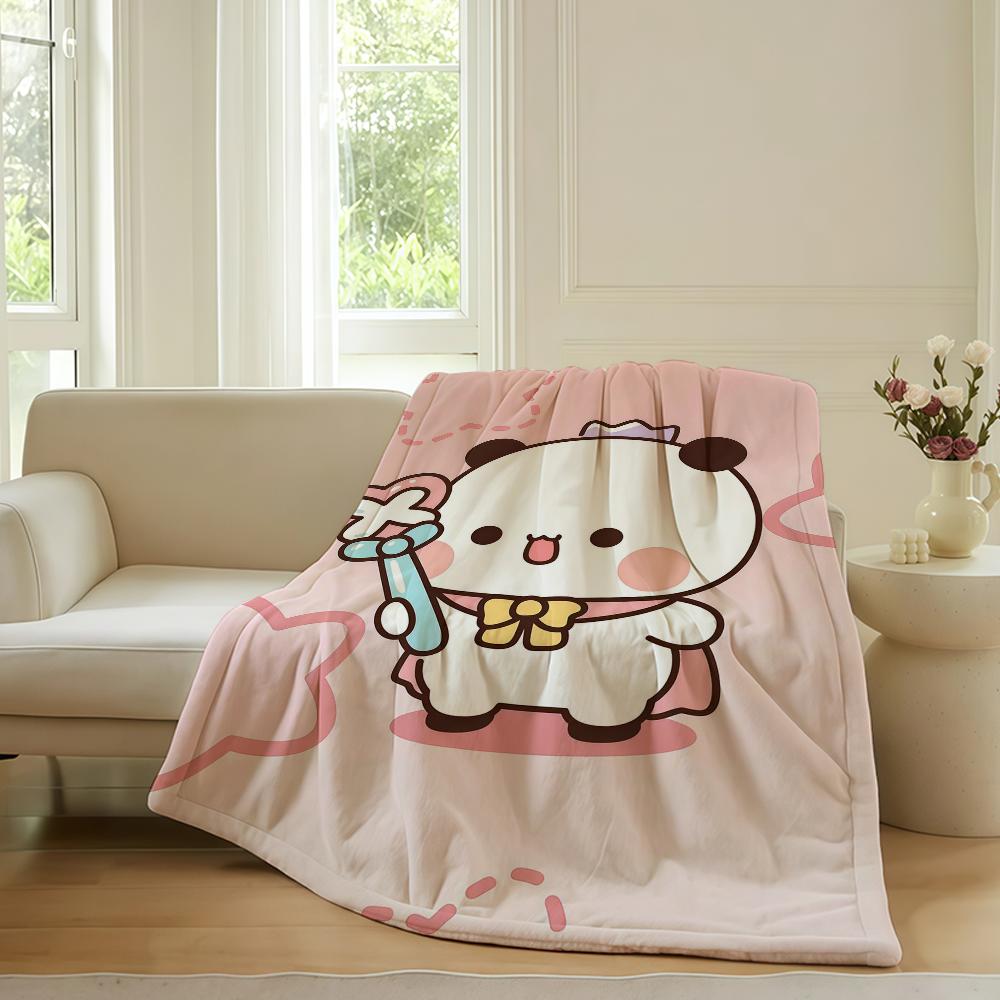 Cartoon cute Bubu Dudu Blanket For Sofa Office Bed Plane Travel Sleep Read Relax Camping Soft And Warm