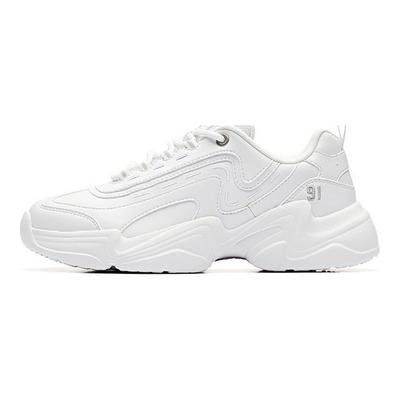Serie Lifestyle Antiscivolo Resistenti all'Usura Basse Scarpe da Papà Donna Sneaker Argento Bianco 92938862-3