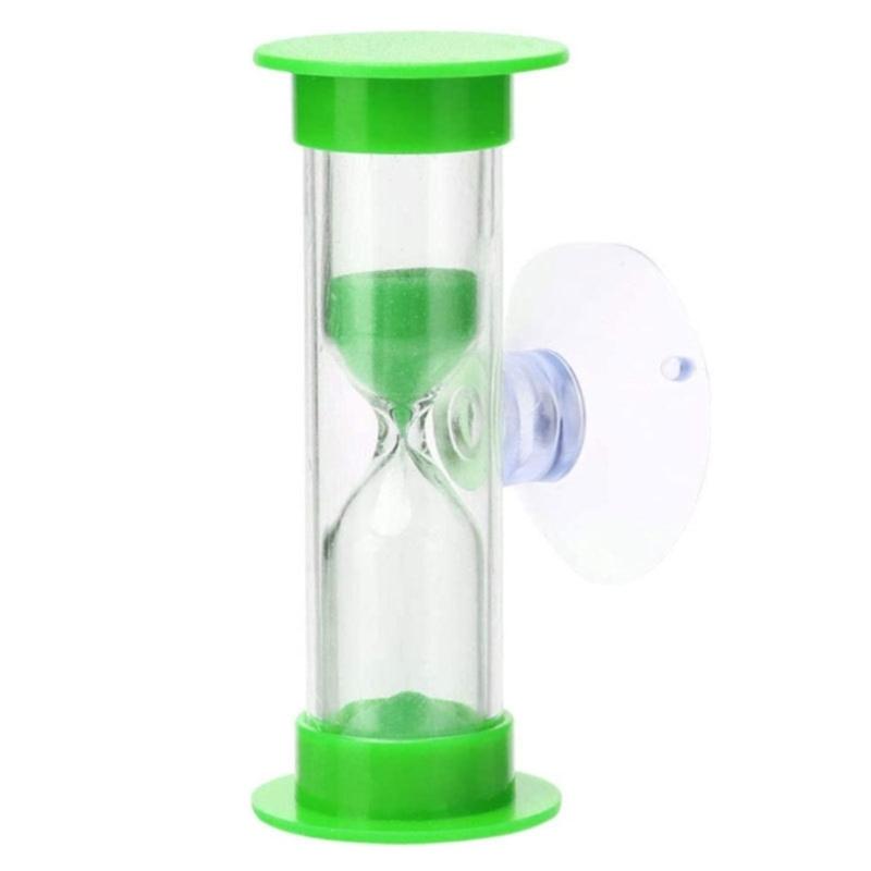 2Minute Hourglasses Timer With Suction Cup Shower Tooth Brushing Sandglass Timer Children Timer Toy Decorations