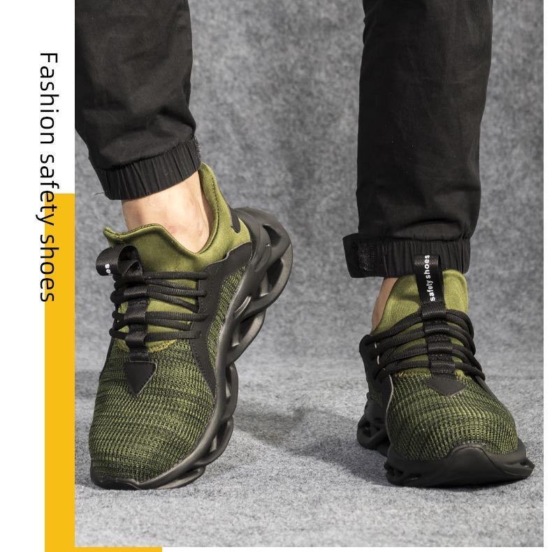 Νέα Ανδρικά Παπούτσια Ασφαλείας με Μεταλλική Μύτη Αθλητικά Εργασίας Γυναικείες Μπότες Μεγάλα Μεγέθη 36-48 Αναπνεύσιμα Παπούτσια Εξωτερικού Χώρου