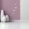 12PCs/Lot Creative Mirror Silver 3D Butterfly Wall Stickers Party Wedding Decor Home Decoration For Living Room DIY Wall Decal